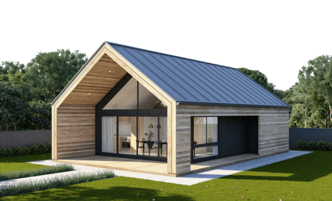 Modern architecturally designed granny flat by DesignProjects