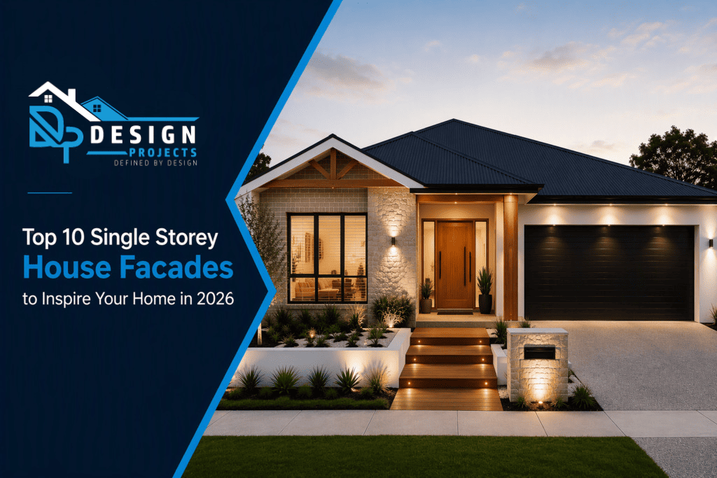 modern single storey house facades.