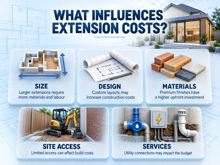 five factors influencing home extension costs